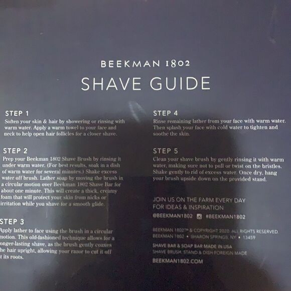 Beekman 1802 Shave Guide - Picture 7 of 8